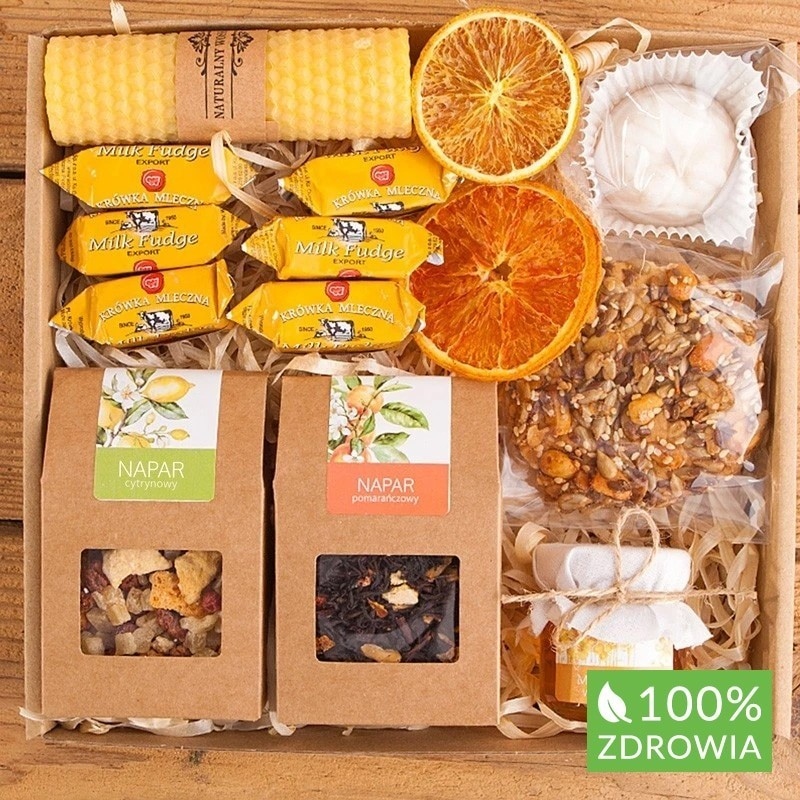 Zdrowy prezent w pudełku