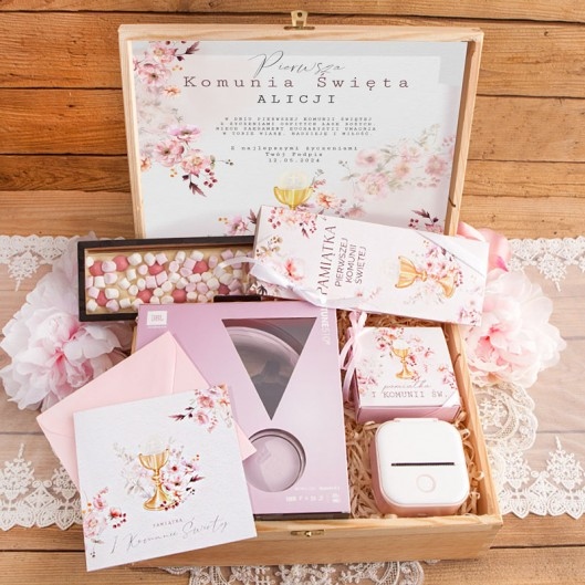 Zestaw podarunkowy na Komunię